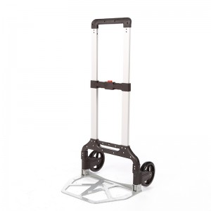 DuoDuo Folding luggage trolley DX3013 with Wheels Portable Heavy Duty Aluminum Collapsible Luggage Cart