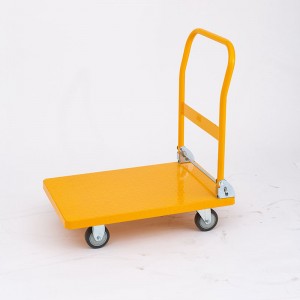 Warehouse Platform Trolley Foldable Platform Truck Push Dolly. Weight Capacity-with Swivel Wheels