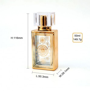 Original Design High Luxury Perfume Bottle 50ml Spray Perfume Bottle