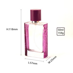 Original Design High Luxury Perfume Bottle 50ml Crimp Neck Spray Perfume Bottle