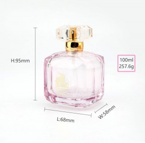 Original Design Crimp Neck Bottle 100ml Luxury Spray Perfume Bottle