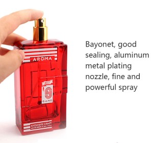 New Design High Quality 100ml Crimp Neck Perfume Bottle