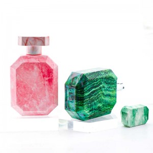 New Design Luxury 100ml Glass Dispensing Crystal Perfume Bottle