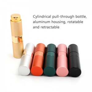 New Design Luxury 15ml Crimp Neck Empty Perfume Bottle