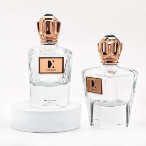 New Design Luxury 50ml Empty Perfume Screw Bottle