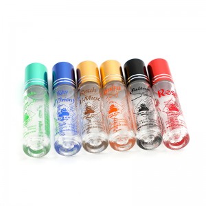 Original Design High Quality 8ml Roll-on Color Glass Bottle