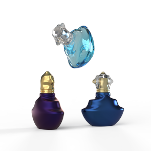 Original design crimp perfume bottle 50ml luxury spray perfume bottle