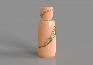 100ml luxury wowen crimp neck perfume bottle