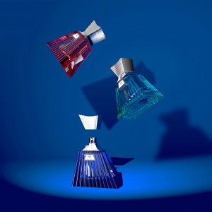 Original design luxury screw cap glass perfume bottle 50ml