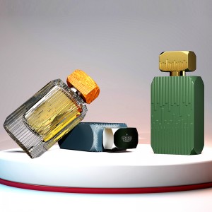 Original Design  Crimp neck Spray Perfume Bottle 50ml Glass Perfume Bottle