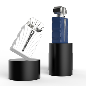 Original Design Crimp Neck Glass Perfume Bottle 50ml Luggage Design Men’s Perfume Bottle