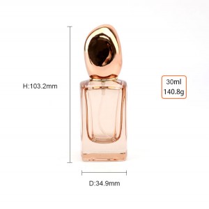 30ML color coating screw perfume glass bottle