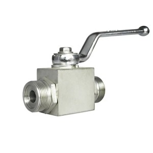 1/2 high pressure High Temperature 2 Way male thread hydraulic 316 Stainless steel ball valve