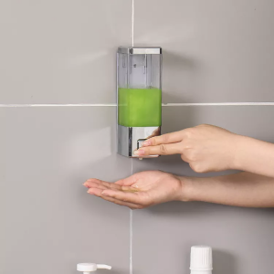 ABS Plastic Wall Mounted Installation hand soap dispenser
