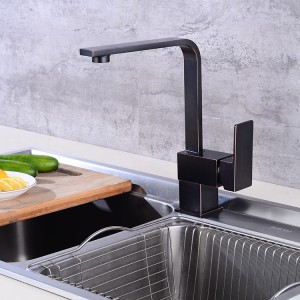 Unique design hot and cold water kitchen mixer basin faucet