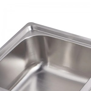 Durable double bowl kitchen sink