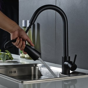 Unique design hot and cold water kitchen mixer basin faucet