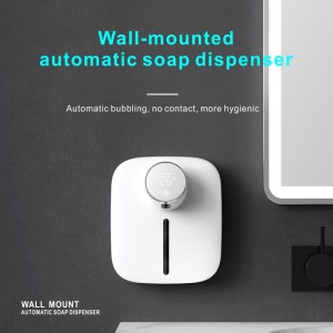 Wall Mounted Automatic Soap Dispenser with Display for Empidemic Prevention and Sanitary