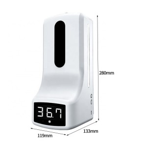 Automatic Thermometer Liquid Soap Dispenser