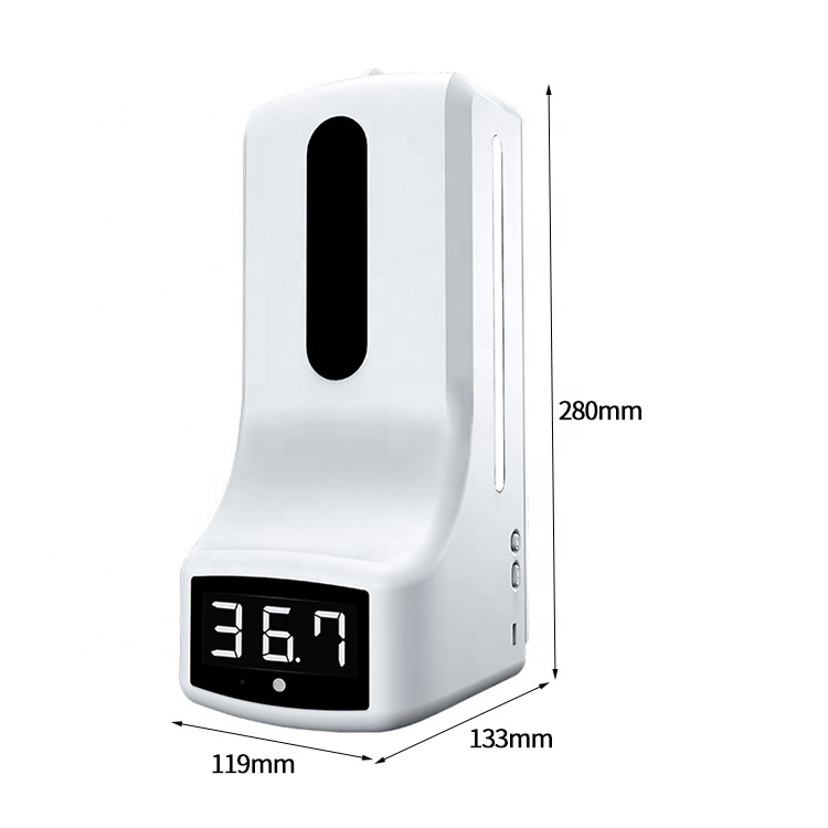 Low price for Sensor Spray Soap Dispenser - Automatic Thermometer Liquid Soap Dispenser – LETO