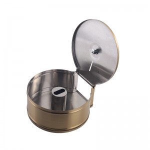 Paper Dispenser Stainless Steel Gold Tissue and Toilet Paper Holder