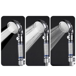 New Design Handheld Pressurized shower ABS rainfall Water Saving shower head for bathroom