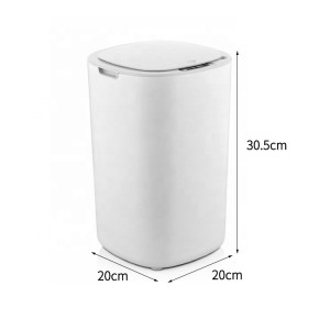 Automatic Induction Sensor Trash Can, 3 Working Modes Without Any Stink Suitable For Livingroom And Bedroom