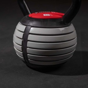 Wholesale China 35 Lb Dumbbell Manufacturers –  Kettlebell Adjustable Kettlebell with Plates Weight Lifting 20LB/40LB Kettlebell  – Yiwu Real