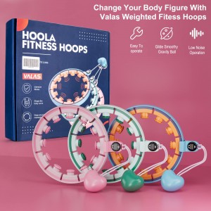 Smart Hula Hoop Weighted Hoops for Adults Weight Loss,Adjustable Non-Fall Hoops with Digital Counter