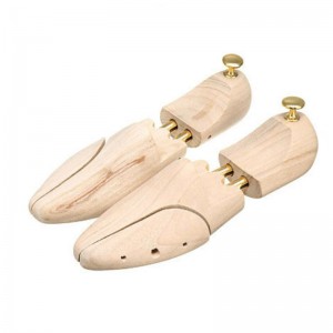 Double Tube High Quality Solid Wood Spring Adjustable Shoe Tree