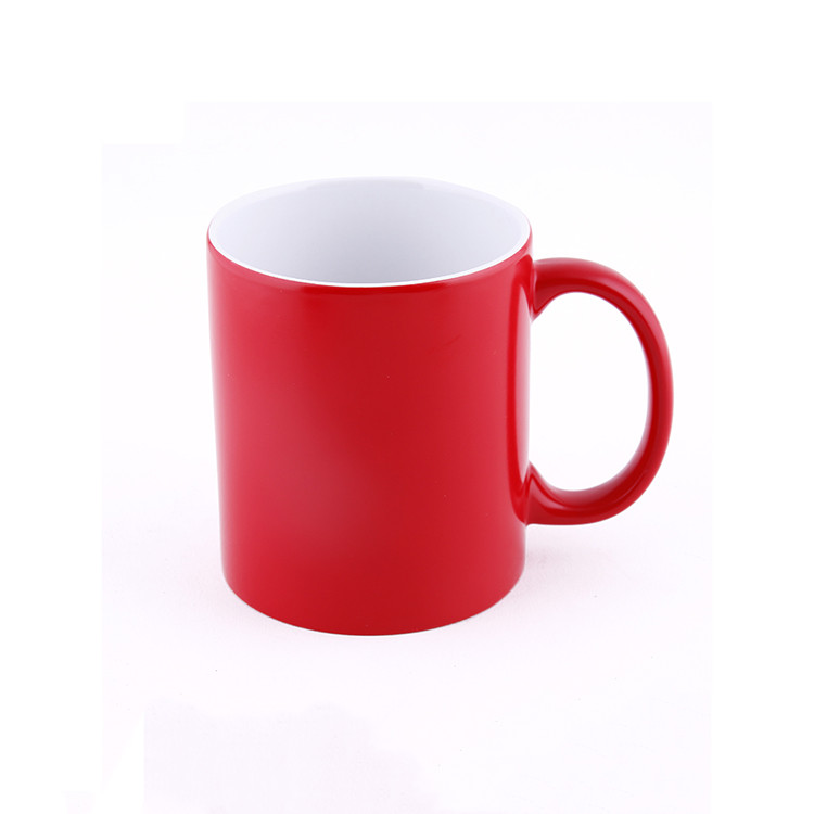 Red Color Heat Color Changing Mug Magic Coffee Mug Ceramic/11 Oz Morphing Mug – Best Gift For Birthday,Christmas And New Year