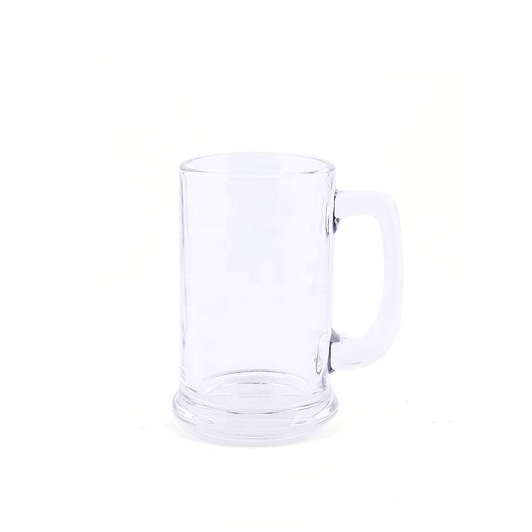 Wholesale 16oz Sublimation Frosted Glass Beer Cup,custom beer glass cup whisky mug Sublimation Clear Glass coffee cup