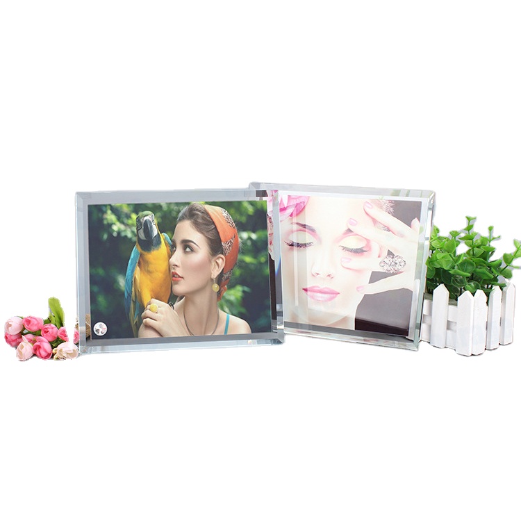 Sublimation Glass Photo Frame At Low Price Wholesale Customs Photo Frame