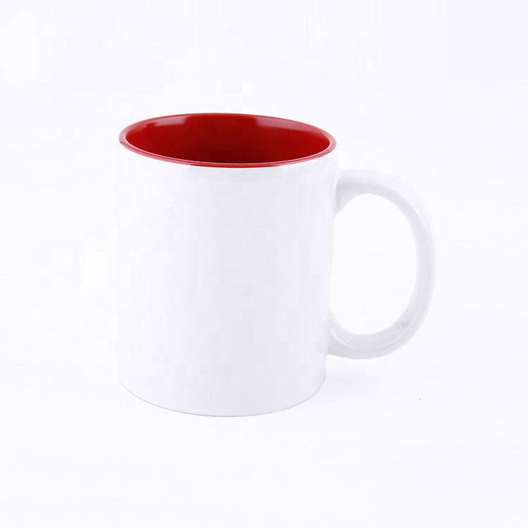 Sublimation White Printing Inner Color Mugs