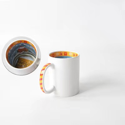 Wholesale Best selling multicolor sublimation coffee christmas ceramic mug 11oz Mug Merry Christmas