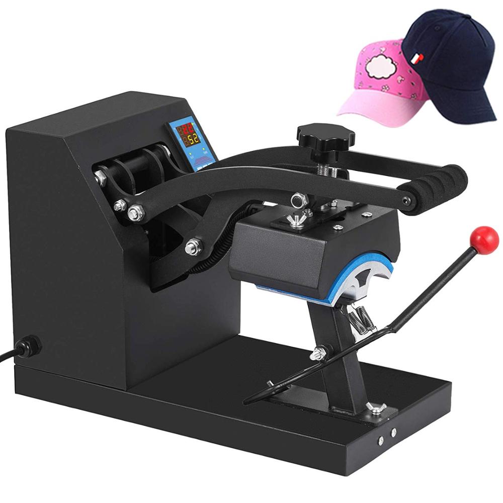 Hat Cap Press Heat Press Machine Professional Transfer Hat Press with 12000 Hours Life Digital LCD Timer and Temperature Control