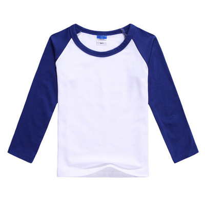 Personalized Fashion Style Sublimation Raglan Long Sleeve T-shirt Clothing For Kids