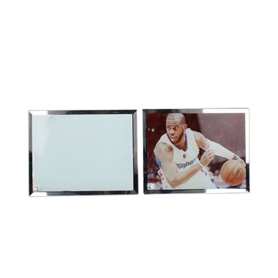 sublimation gifts blank mirror edge photo glass frame