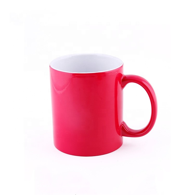 11oz magic sublimation matte color changing mug heat sensitive cup