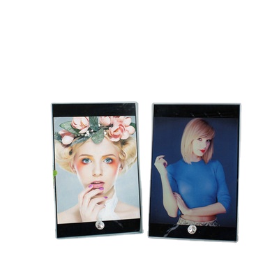 150X230mm wholesale sublimation glass frame gifts blank mirror edge photo glass frame