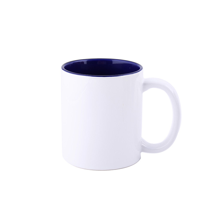 White Ceramic Coffee Cups Wholesale Sublimation Mugs 11oz Blanks Cheap Mug