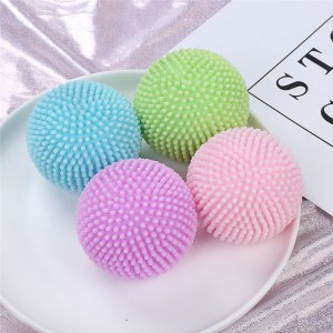 Short hair ball with PVA stress relief toys