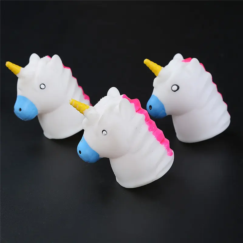 Unleash your imagination with TPR Unicorn Glitter Horse Head