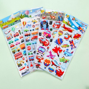 Customize a variety of color and size different pattern bubble stickers