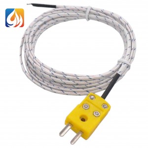 Universal K/T/J/E/N/R/S/u mini thermocouple connector männlech/weiblech Stecker