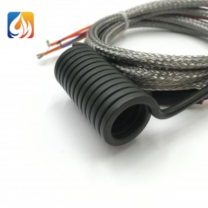 Electric black spiral 2.2*4.2mm hot runner coil heater 600W