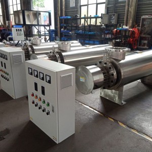Customized design Electric Pipeline heaters for heating industrial waste gas