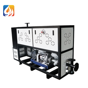 Roller thermal oil heater