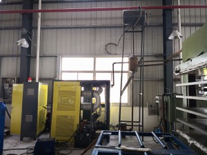 Thermal oil heater para sa hot press