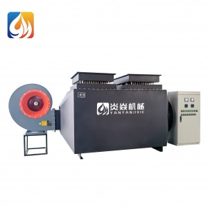600KW pang-industriya warm blower hot air duct heater